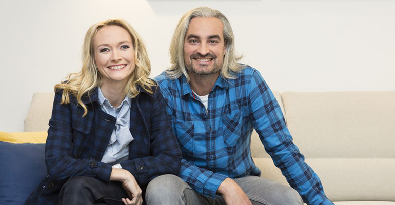 Designéři Kamila Douděrová s Františkem Kobližkou.